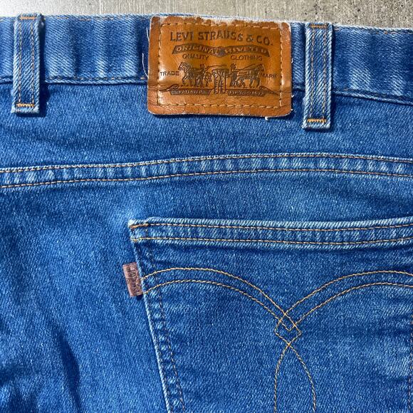 Vintage 90s Levi’s Orange Tab Jeans 40x38 Straight Leg Blue Denim - Picture 4 of 6